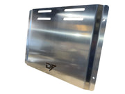 Stainless steel softwash equipment panel with DF logo, durable design for professional cleaning systems