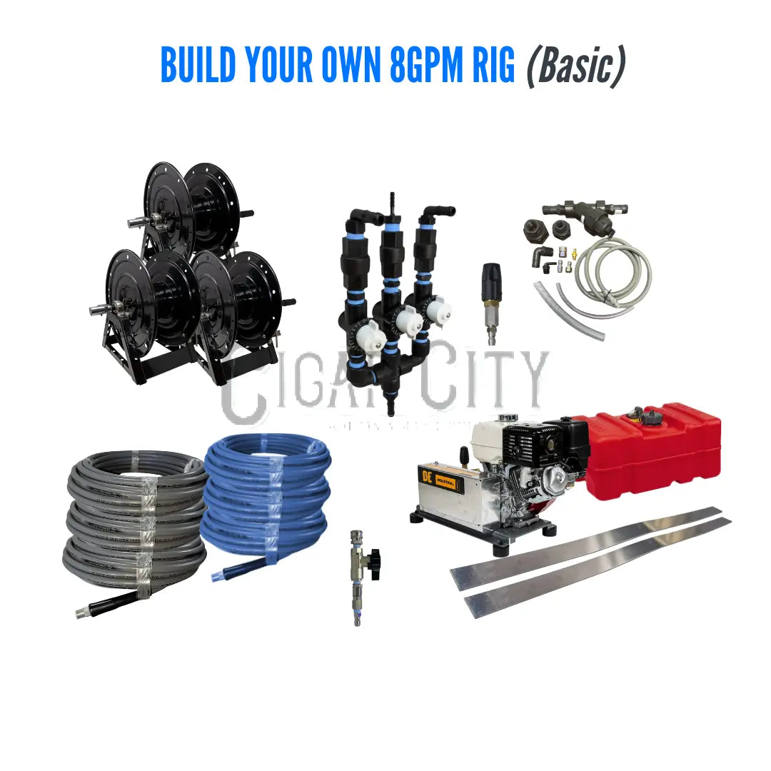 8GPM Build Your Own Rig Kit Basic Cigarcity Softwash