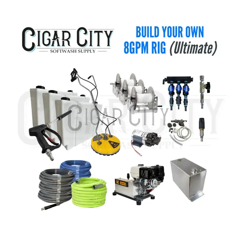8GPM Build Your Own Rig Kit Ultimate  Cigarcity Softwash.