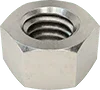 Stainless steel hex nut for softwash equipment fittings