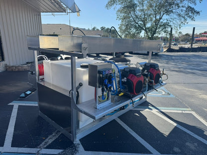 The Stallion XL Extreme 8ft - Hot Water 8GPM Pressure & Gas Soft Washing Truck Skid