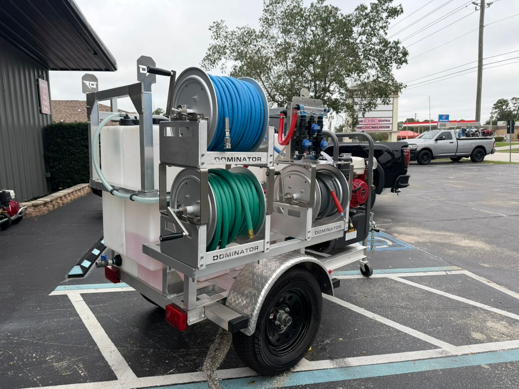RENTAL: Nano Hot Water Pressure Washer & Softwash Trailer – 4 GPM