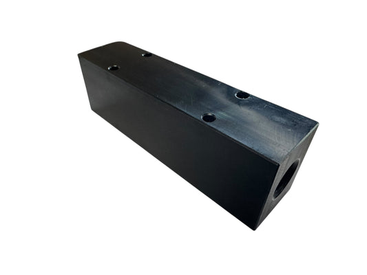 3 Port Downstream Injector Manifold Block – Black Polypropylene Chemical Selector