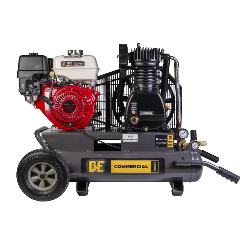 BE 8 Gallon Air Compressor Honda GX270 17.7CFM