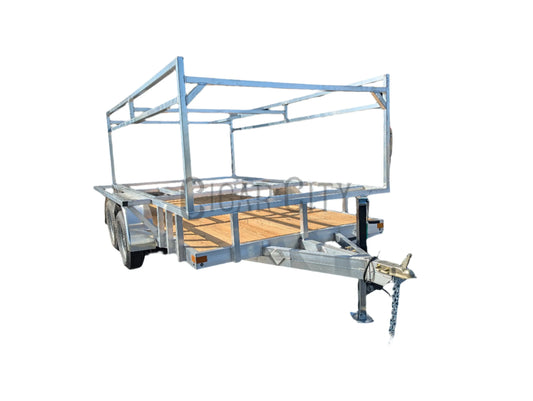 Alcom 6x12 Aluminum Trailer - Cigarcity Softwash