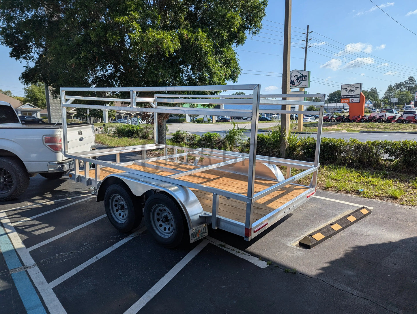 Alcom 6x12 Aluminum Trailer - Cigarcity Softwash