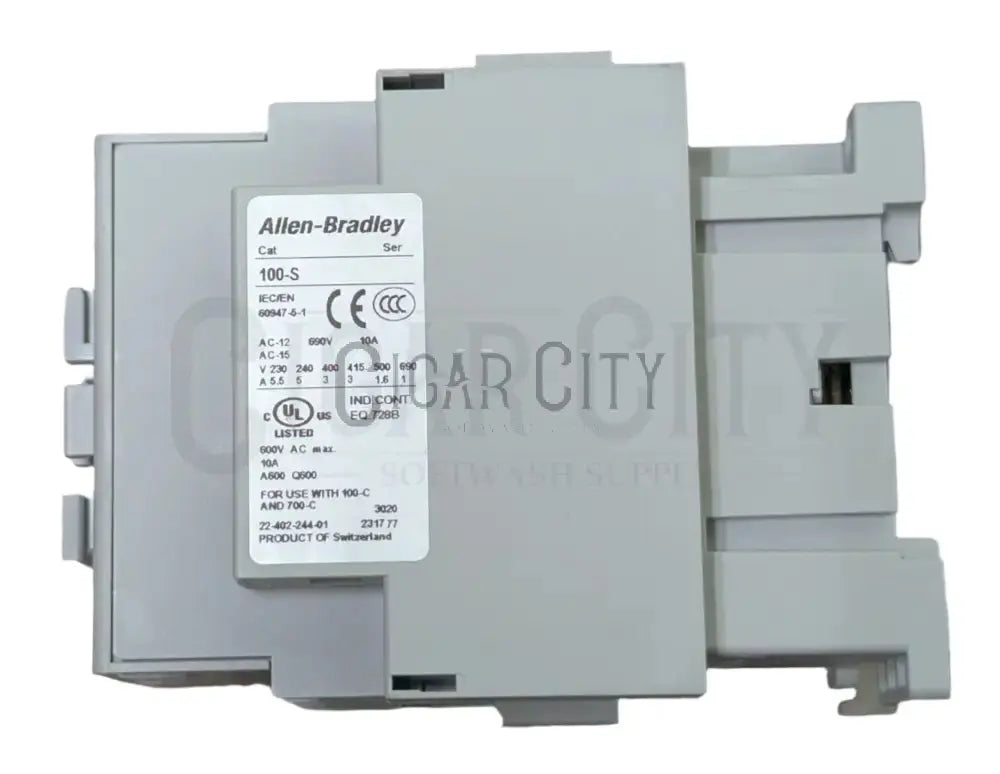 Allen-Bradley 100-C30KJ10 Contactor  Cigarcity Softwash.