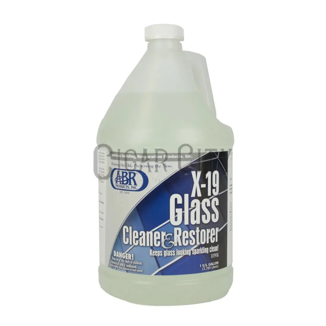 American Building Restoration X-19 Glass Cleaner and Restorer WindowCleaner.com