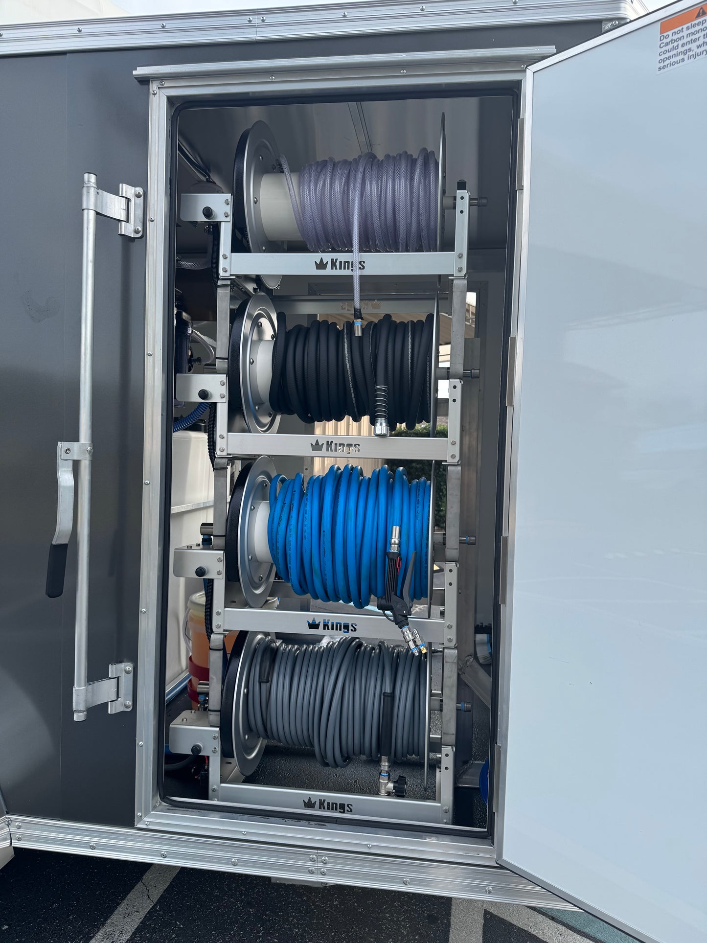 Enclosed 6x12 Pressure & Soft Washing Trailer and RODI Window Cleaning