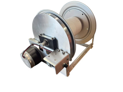 12″ Dominator Electric Hose Reel – 3/4″ Stainless Manifold – Cigar City Softwash Reel
