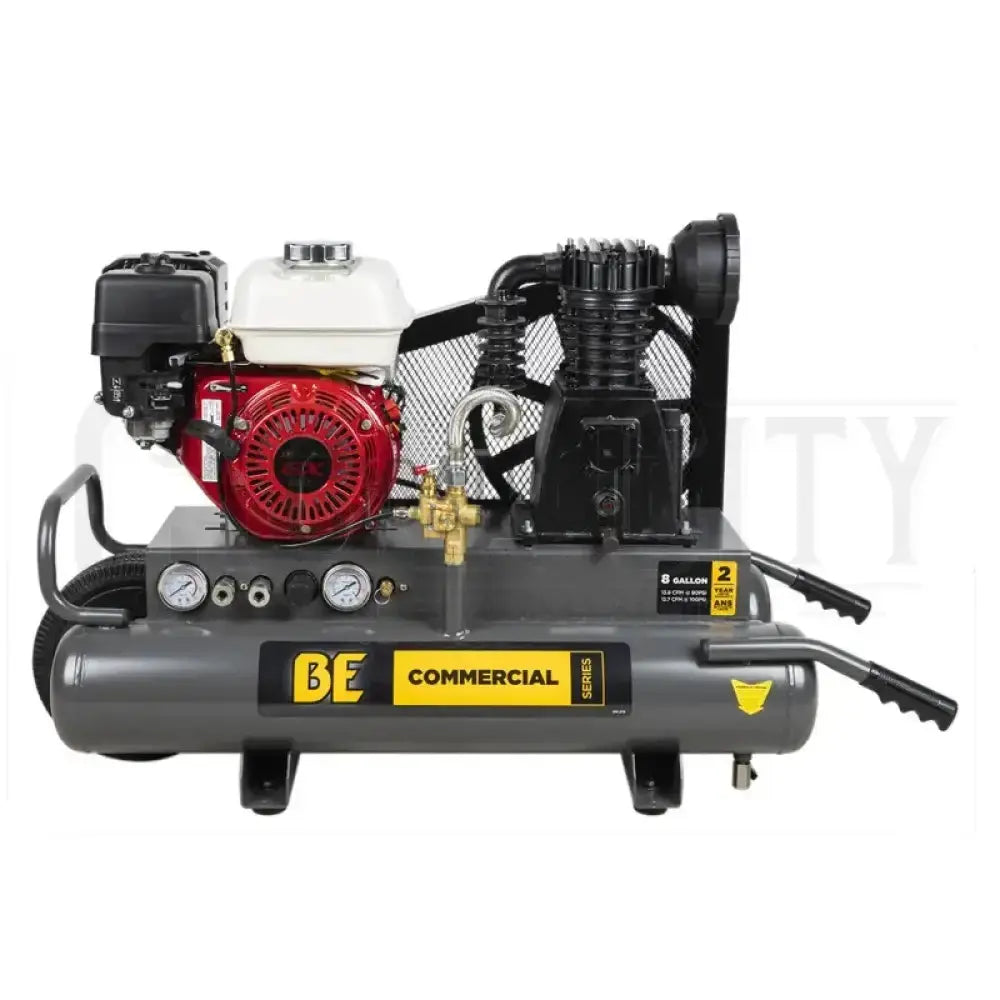 BE 8 Gallon Air Compressor GX200 13.8CFM Air Compressor Cigarcity Softwash.