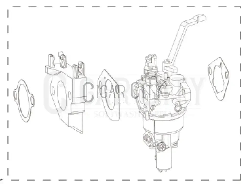 BE Carburetor BE12500T Generator 85.561.035  Cigarcity Softwash.
