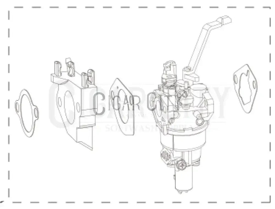 BE Carburetor BE12500T Generator 85.561.035  Cigarcity Softwash.