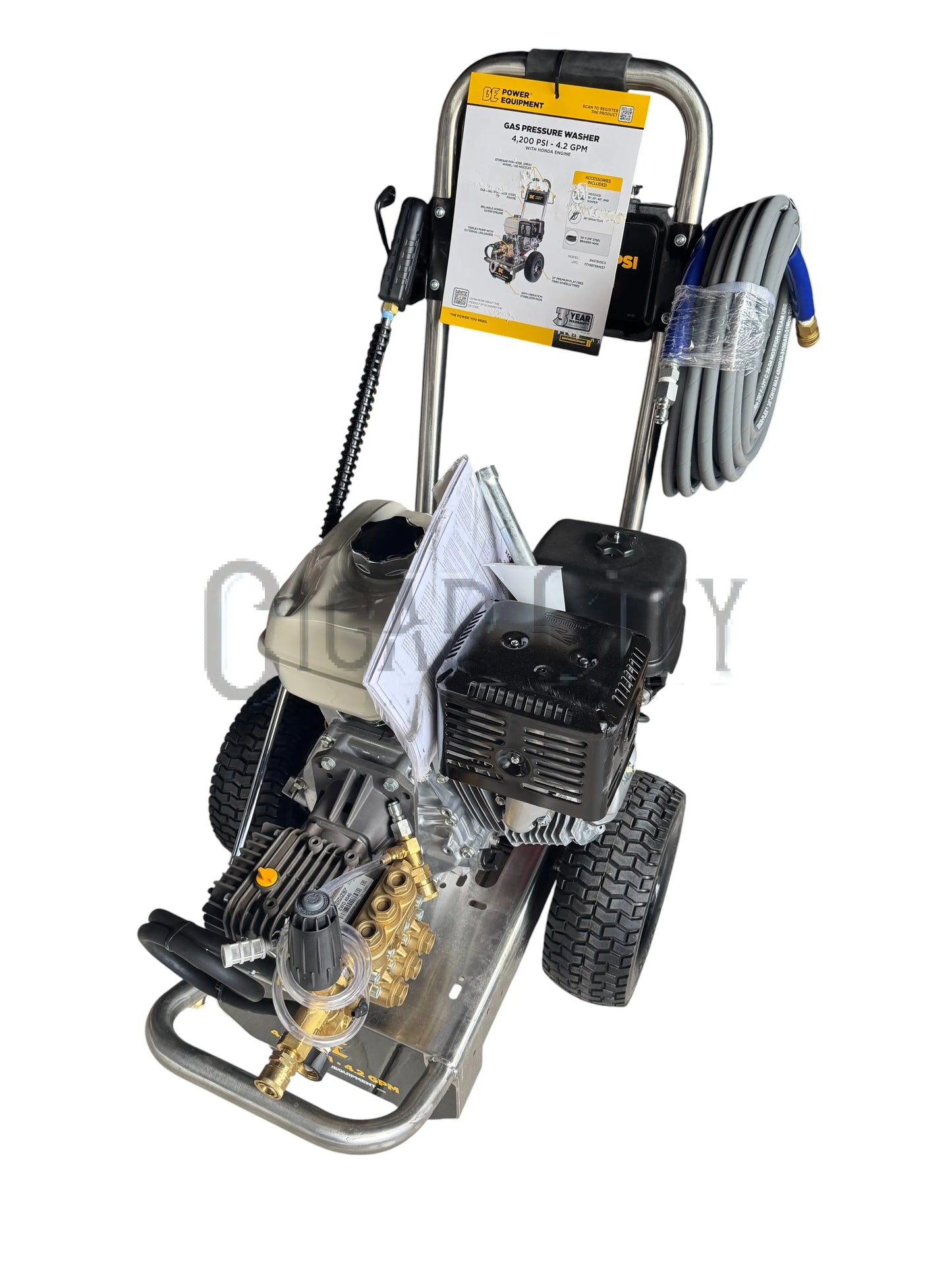 BE Scratch & Dent Honda GX390 Pressure Washer 4200 PSI 4.2 GPM B4213HSCS 361405 BE