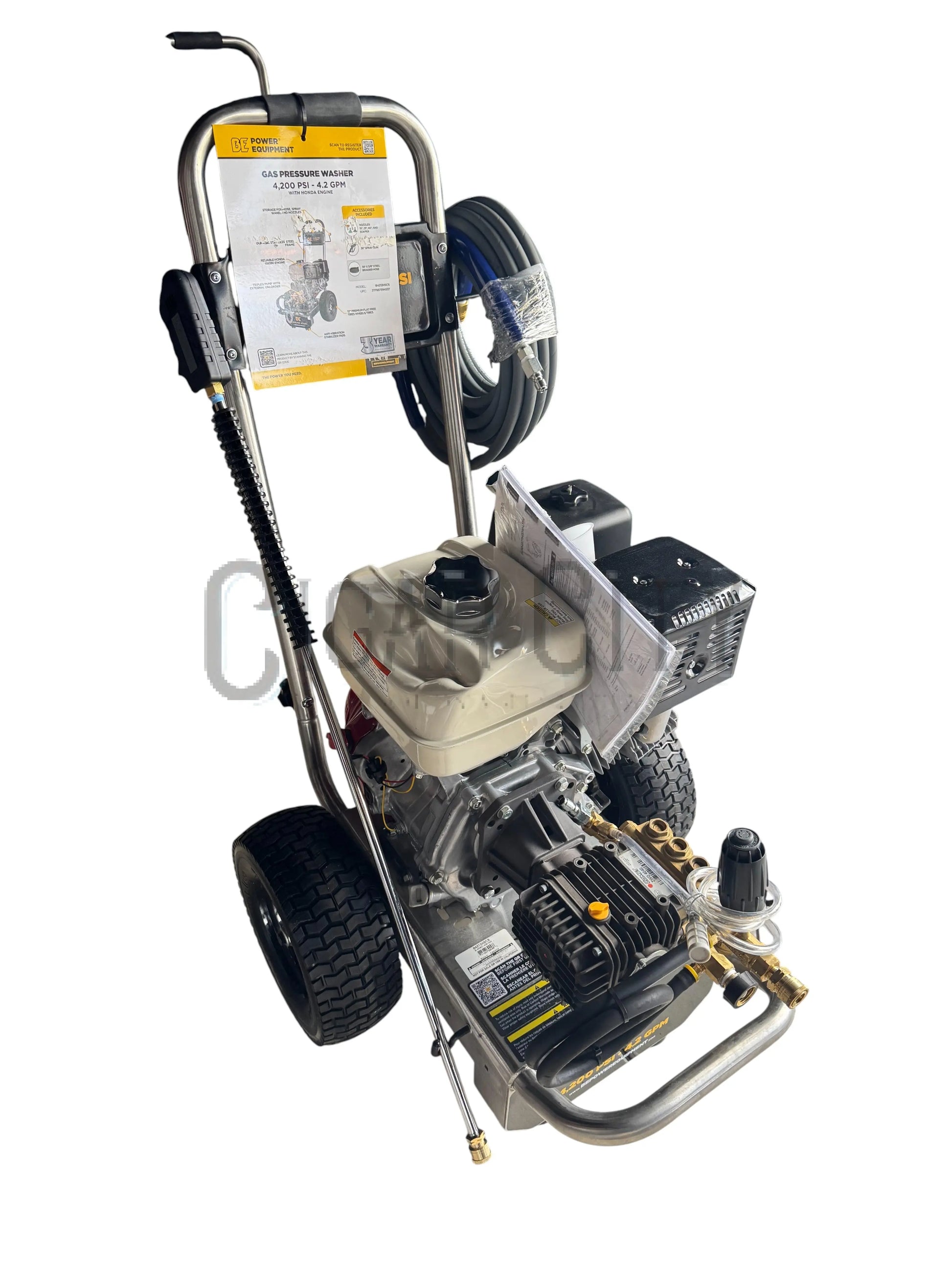 BE Scratch & Dent Honda GX390 Pressure Washer 4200 PSI 4.2 GPM B4213HSCS 361405 BE