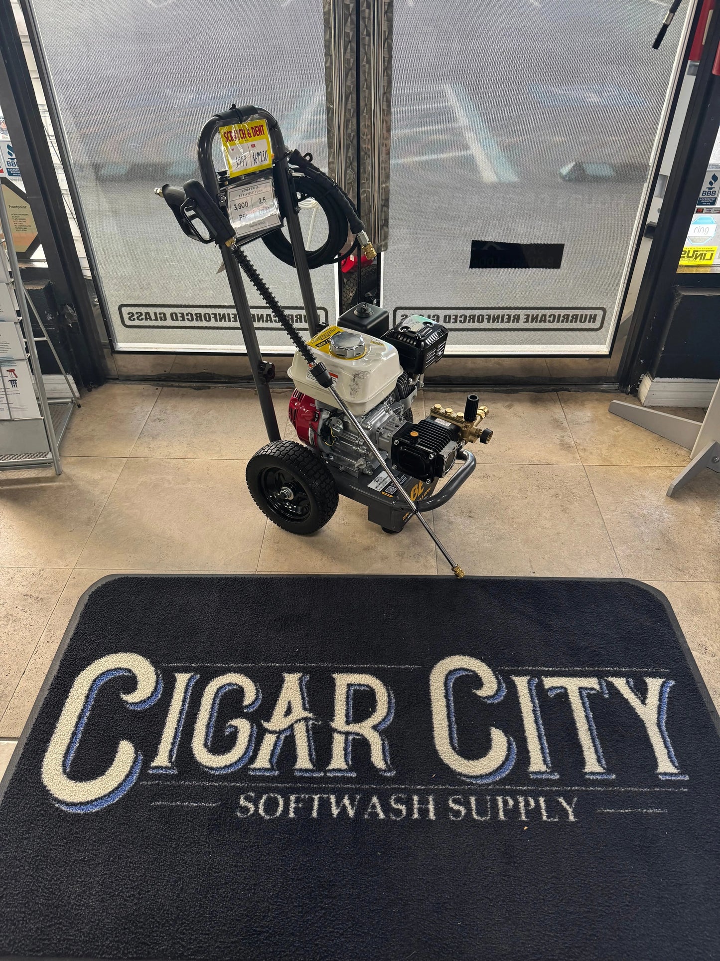 BE Scratch & Dent Honda GX390 w/ General EZ4040 Pump 4,200 PSI 2.5 GPM Pressure Washer - B4213HAGS (343454) BE