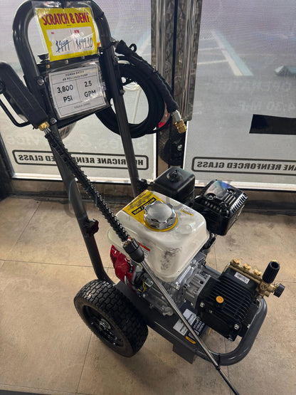BE Scratch & Dent Honda GX390 w/ General EZ4040 Pump 4,200 PSI 2.5 GPM Pressure Washer - B4213HAGS (343454) BE