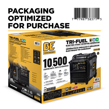BE Power Equipment 10,500 Watt Digital Inverter Generator BE10500IT
