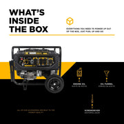 9,000 Watt Electric Start Generator  Cigarcity Softwash.