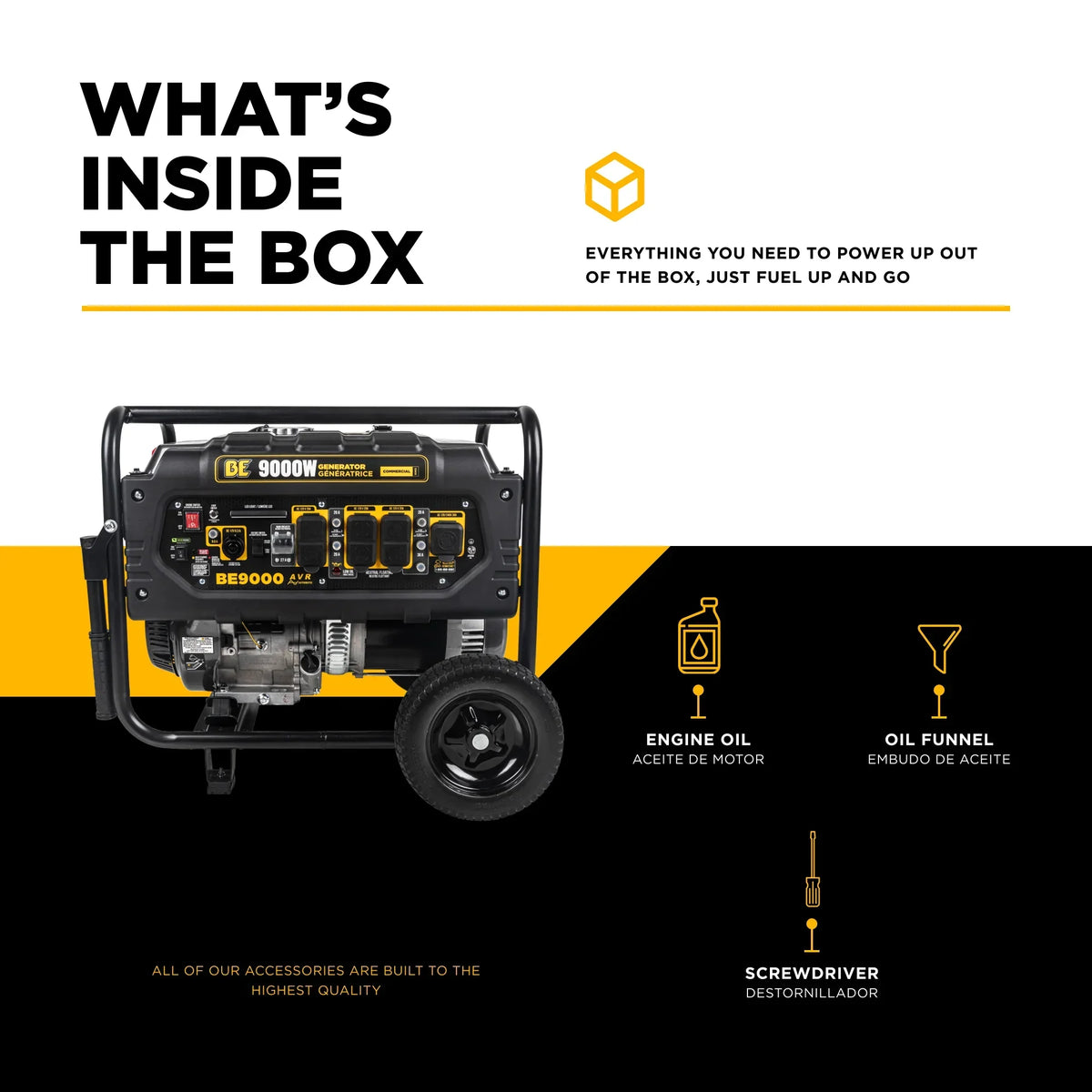 9,000 Watt Electric Start Generator  Cigarcity Softwash.