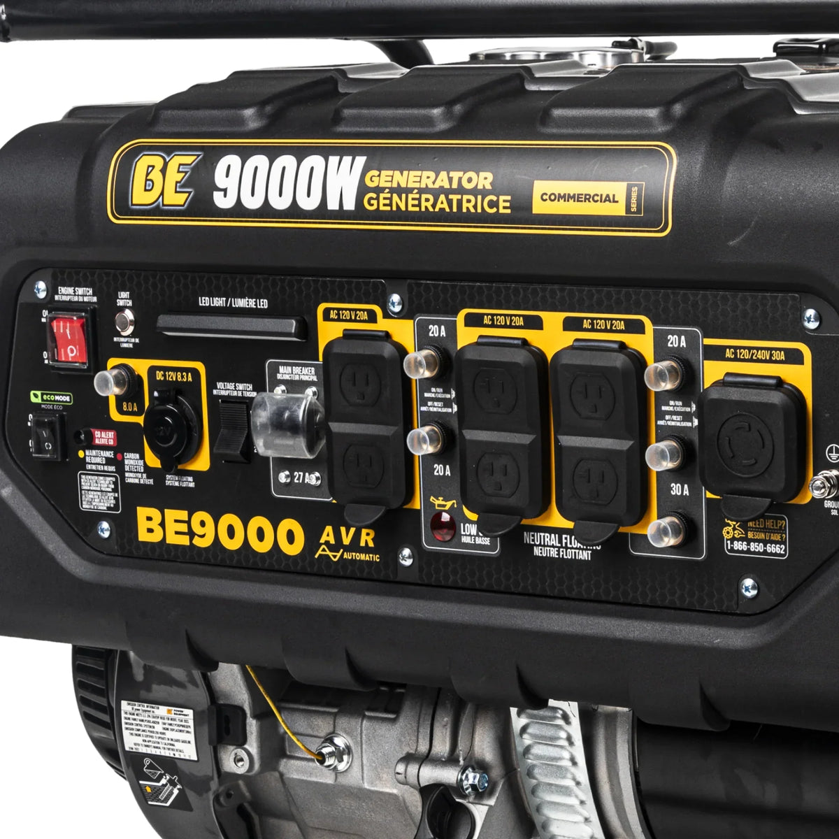 9,000 Watt Electric Start Generator  Cigarcity Softwash.