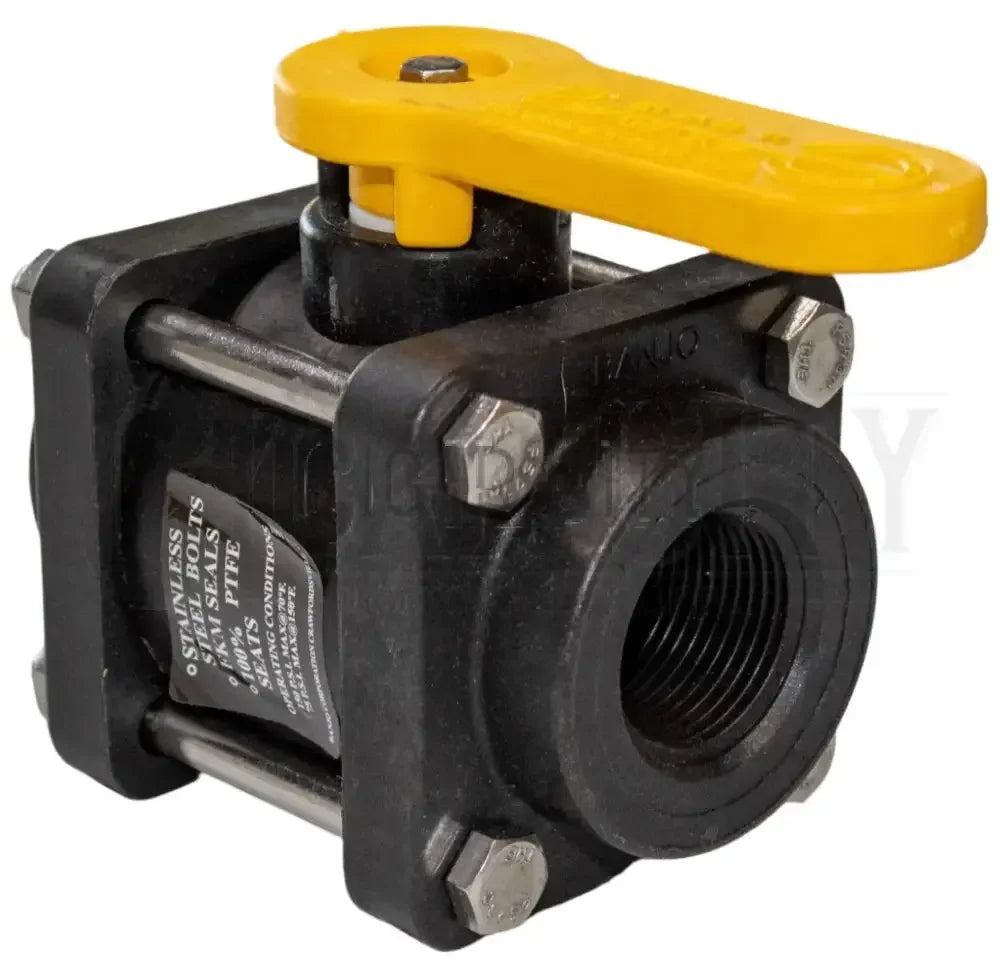 Banjo Ball Valve 1" V100FP  Cigarcity Softwash.