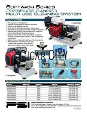 Bandit Pressure Ranger 6 GPM @ 3000 PSI with Proportioner & Remote – Honda GX390 - P-R6030HASX Pressure Systems Innovations