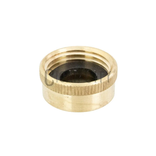 Brass Garden Hose Cap - Female WindowCleaner.com