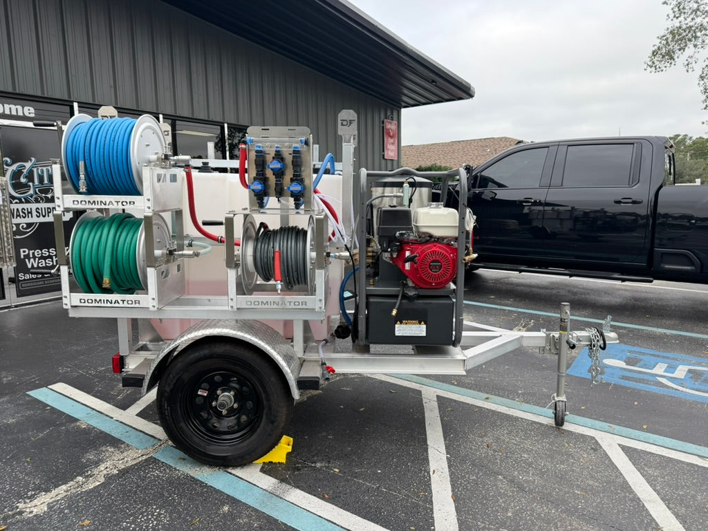 RENTAL: Nano Hot Water Pressure Washer & Softwash Trailer – 4 GPM
