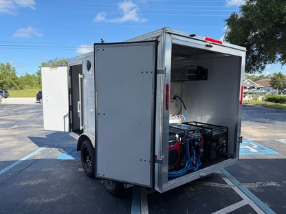 The Enclosed 6x12 Drone Trailer