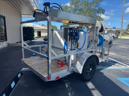 The Micro Series - 5x10 Aluminum Pressure & Softwash Trailer
