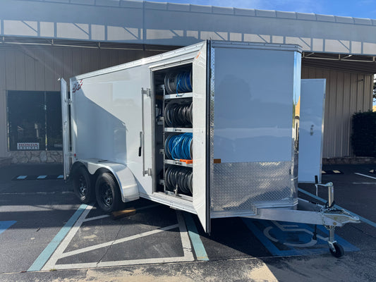 Enclosed 6x12 Pressure & Soft Washing Trailer with P40 Softwash