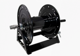 General Pump 5000 PSI Steel A-Frame High Pressure Pressure Washer Hose Reel w/ Stainless Steel Swivel 300' x 3/8" 7009