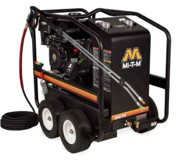 Mi-T-M DHS Series Portable Gasoline Hot Water Pressure Washer - 3.3gpm, 4000PSI, AR Pump DH-4004-SP3V6A