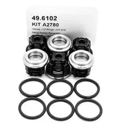 Softwash valve kit with O-rings for Annovi Reverberi pumps, model A2780 replacement parts