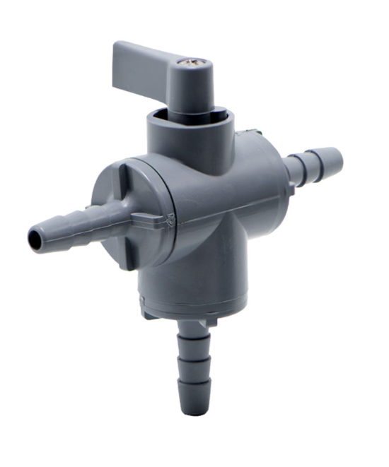 PVC 1/4" 3-Way Ball Valve 22260