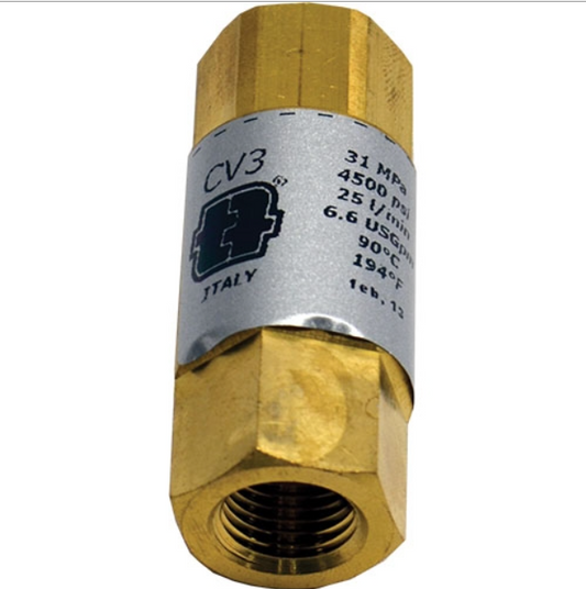 High Pressure 3/8" Brass Check Valve CV3-40038