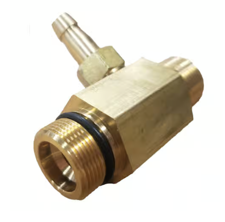 CAT Pumps 7232 Fixed Brass Chemical Injector - 2.1 Mm Orifice, 250 PSI, 3.0 GPM PU7232