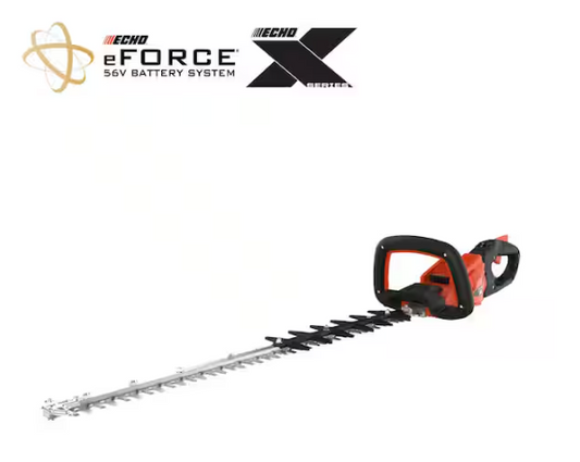 ECHO eFORCE 28 in. 56-Volt X Series Double-Sided Double-Reciprocating Cordless Battery Powered Hedge Trimmer (Tool Only) DHC2800BT