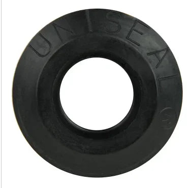 Black Uni-Seal rubber gasket for softwash equipment systems