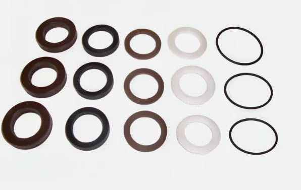 Assorted O-rings and seals for softwash equipment maintenance and repair
