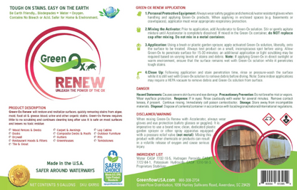GreenOx Renew 1 Gallon GreenOx 4G-CS 4 gallon case