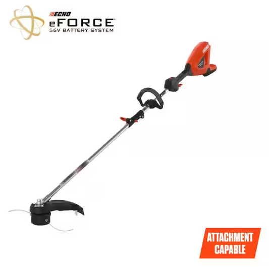 ECHO eFORCE 56V Brushless Cordless Battery 16 in. Attachment Capable String Trimmer (Trimmer Only) DPAS2100SBC1