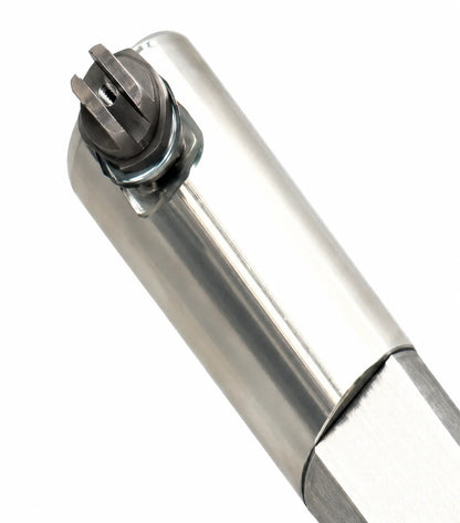 Stainless steel softwash wand with precision spray nozzle for professional exterior cleaning equipment