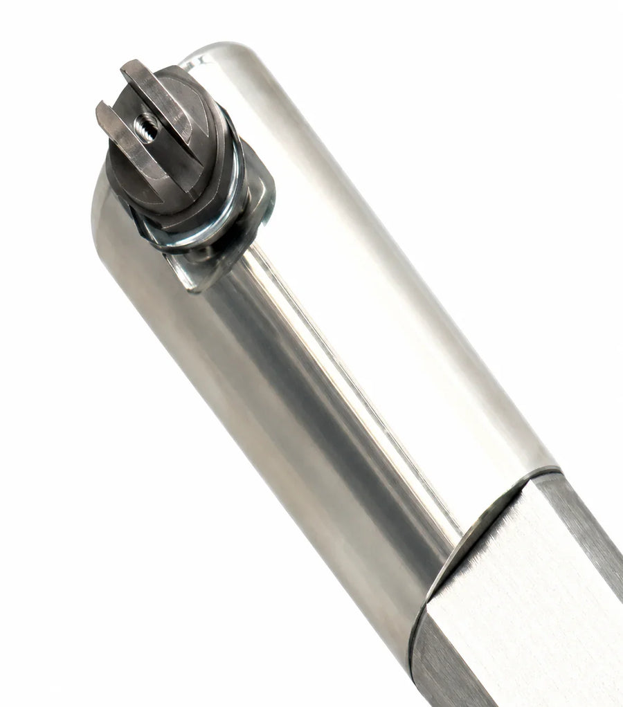 Stainless steel softwash wand with precision spray nozzle for professional exterior cleaning equipment