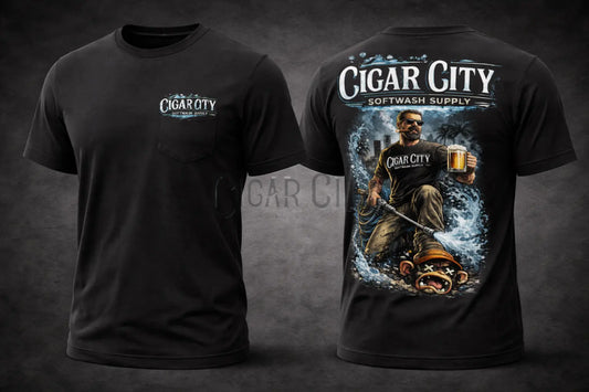 Cigar City Softwash Supply T-Shirt – Monkey See Monkey Do (Copy) Cigarcity Softwash