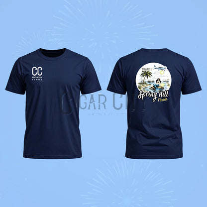 Cigar City Softwash Supply T-Shirt – Spring Hill Mermaid – Black Cigarcity Softwash