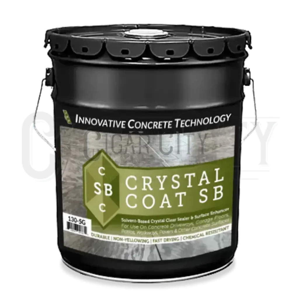 Crystal Coat SB - Solvent-Based Clear Sealer 130-5G  Cigarcity Softwash.