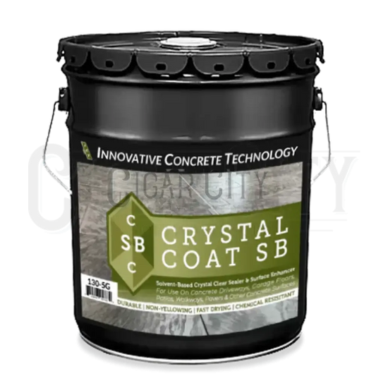 Crystal Coat SB - Solvent-Based Clear Sealer 130-5G  Cigarcity Softwash.