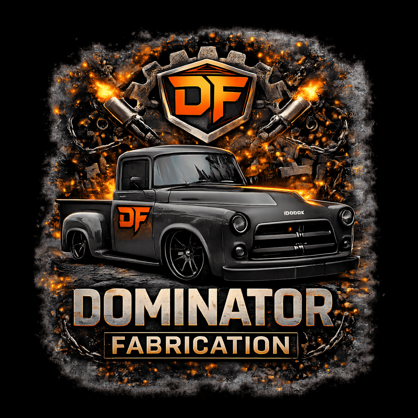 Dominator Fabrication T-Shirt – Shop Truck Edition